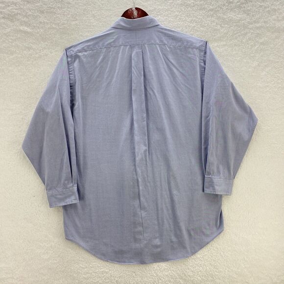 Ralph Lauren Shirt Yarmouth Men's 16.5 32-33 Blue Oxford Long Sleeve Button Down - Picture 9 of 16